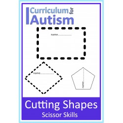 Scissor Skills Cutting Shapes